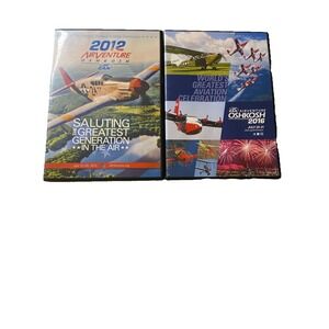 2012 & 2016 Air Adventure DVD Oshkosh EAA Saluting The Greatest Generation Lot 2